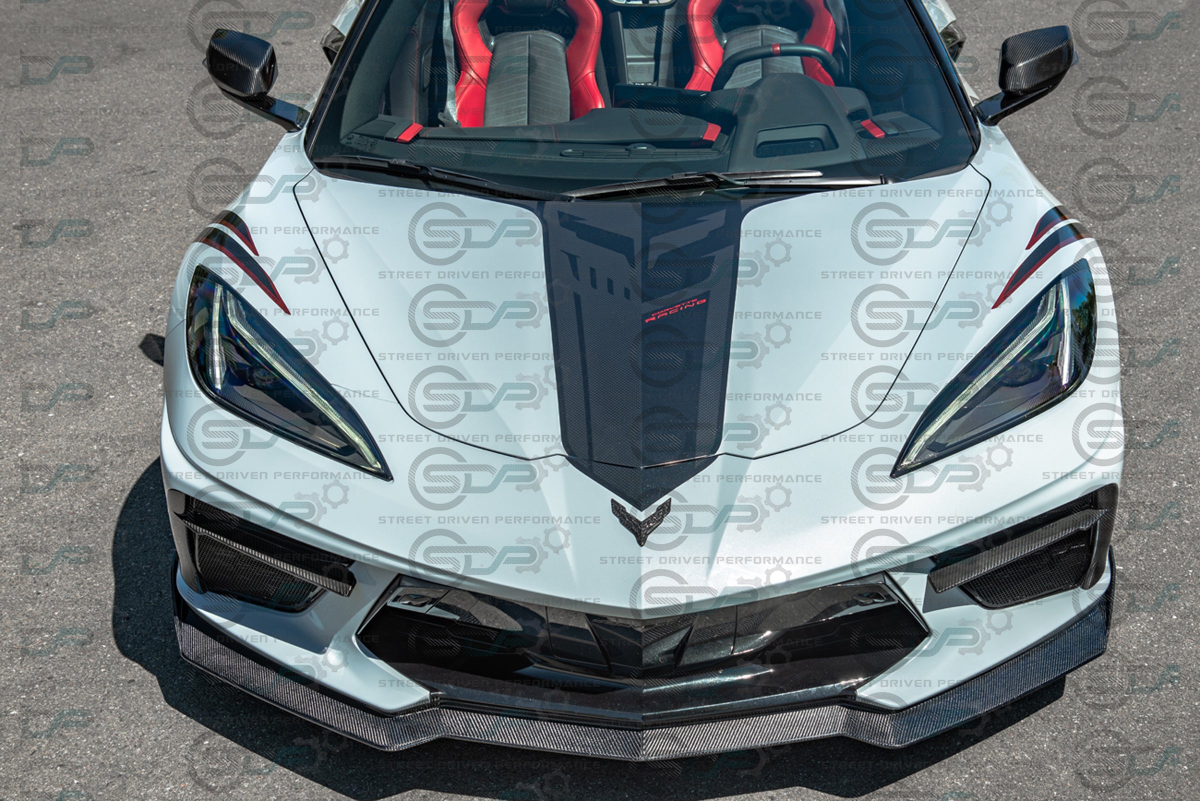 2020+ C8 Corvette Stingray & Z51 |"5VM Style" Splitter / Lip Ground Effects